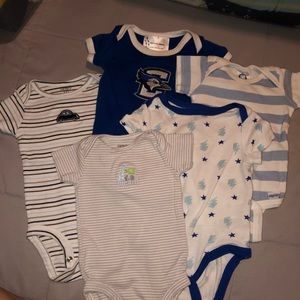 Blue Baby Onesie Bundle